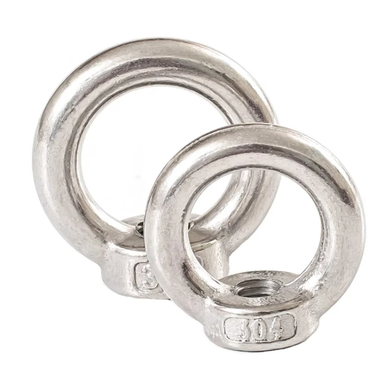 Shanhe Industrial Products 304 Stainless Steel Ring Lifting Accessory, Eye Nut M12