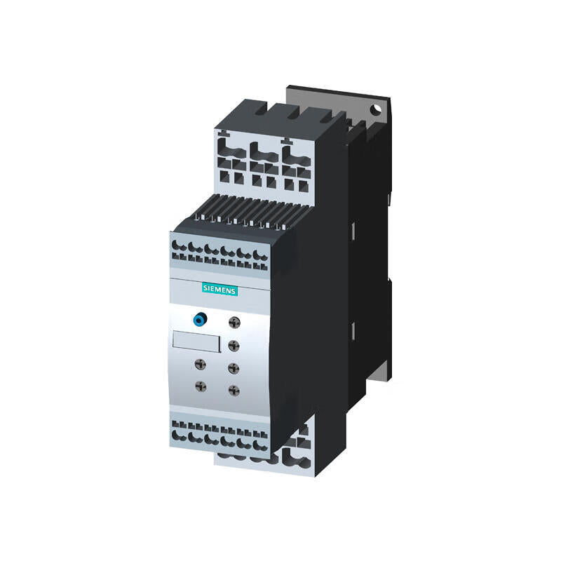 Siemens soft starter S0 32A, 15kW/400V, 200-480VAC, 24VAC/DC cage type terminal; 3RW40272BB04