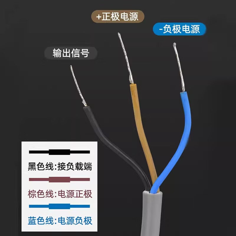 Xinkaichen photoelectric switch E3F-DS30P1/P2 DC three-wire PNP normally open and normally closed M18 sensor 6-36V E3F-DS50P2