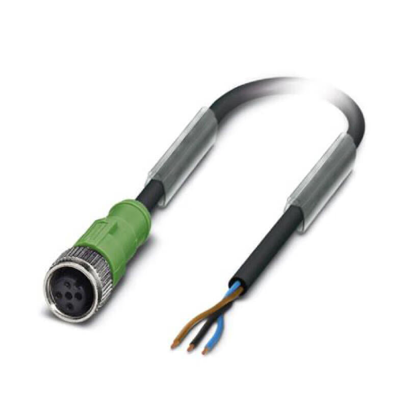 Phoenix sensor/actuator cable; SAC-3P- 5,0-PUR/M12FS