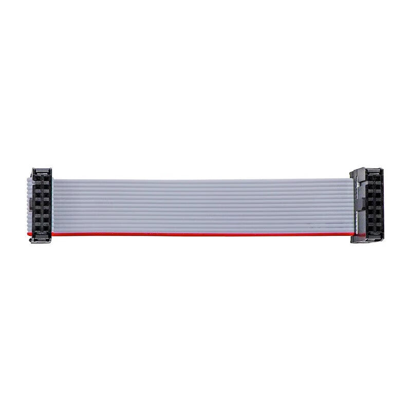 Huijun FC Flat Gray Ribbon Cable, IDC 2.54mm Dual-End Cable, AVR Connector Cable, TAG Download Cable, 40P (2*20P), 0.2M