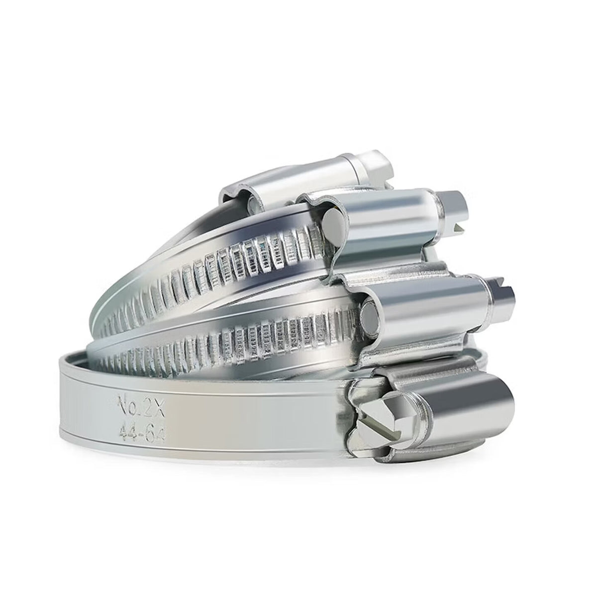 Peifan British-style galvanized iron hose clamps, carbon steel fire hose clamps, ventilation pipe iron clips, 13-19mm (20 pieces)