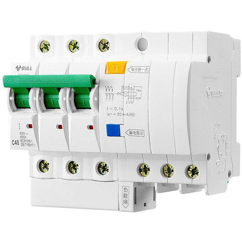 BULL LE-63 Air Switch with Leakage Protection 3P 32A