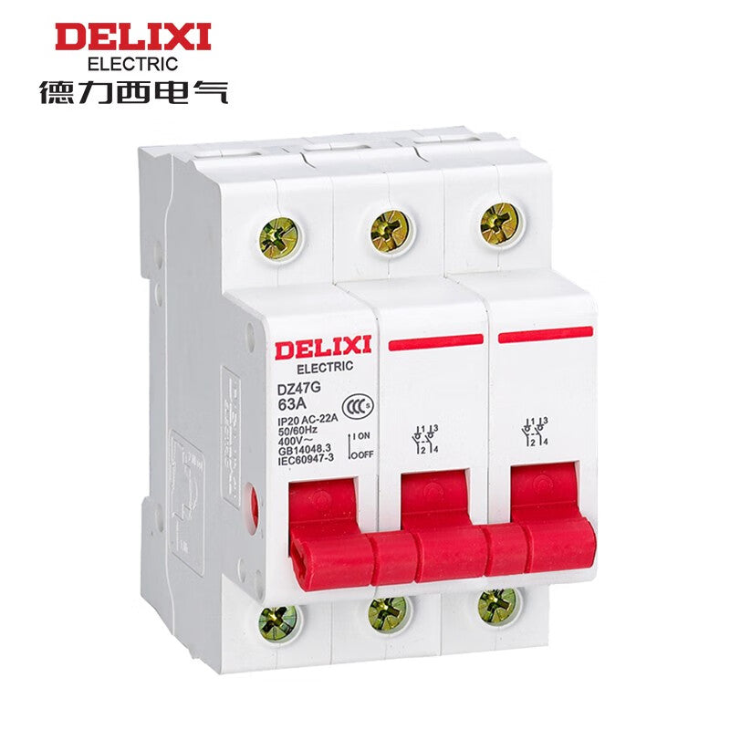Delixi DZ47G 3P 20A 400VAC DZ47G320 Micro Isolating Switch