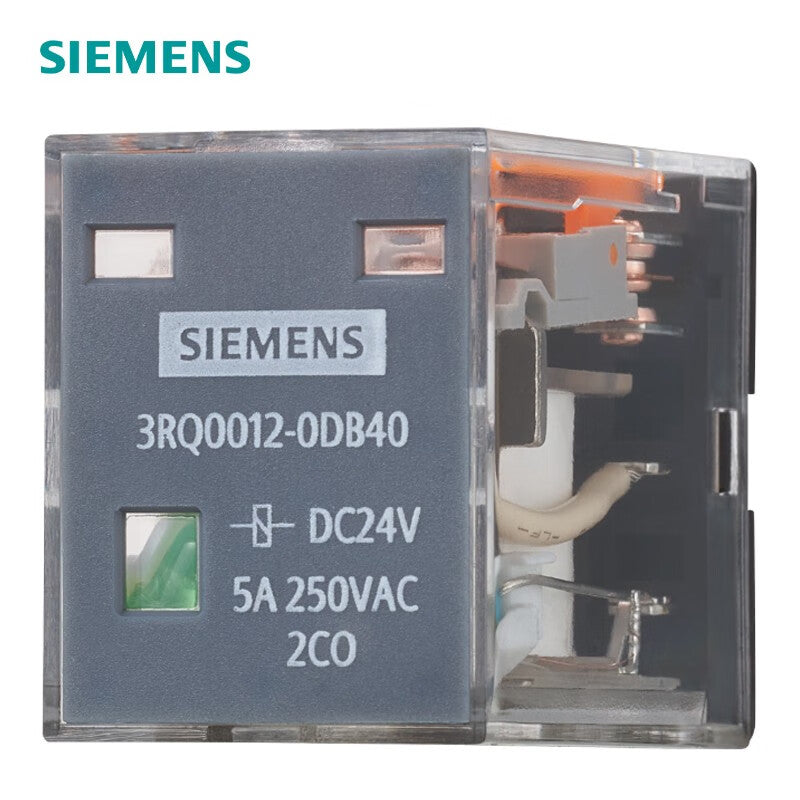 Siemens 3RQ0 plug-in type 5A with light 24VDC 3RQ00120DB40 intermediate relay