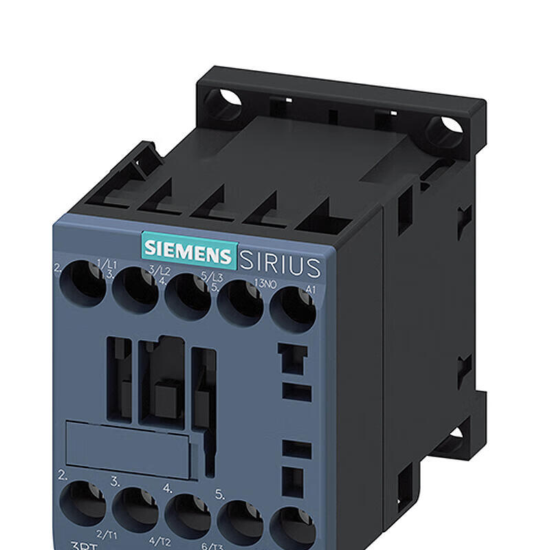 Siemens contactor 220VAC50/60HZ 5.5kW 400V auxiliary contact: 1 normally open contact, 3-pole specification S00 screw terminal; 3RT60171AN21