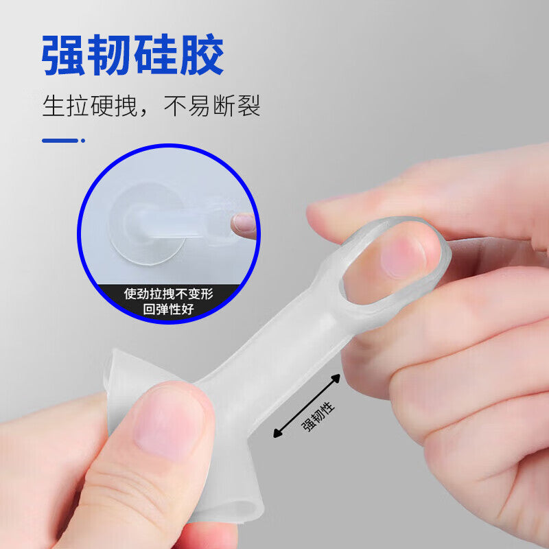 Steel Precast Products Door Stopper, Door Handle, Silicone Suction Cup, No Drilling Required, Door Back Buffer Protective Cover, Suction Cup, Door Block, Door Handle, Anti-collision Door Stop, Transparent Silicone Suction Cup