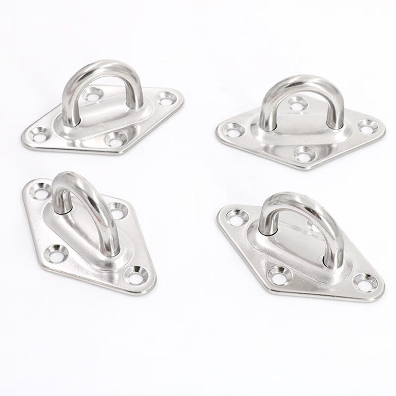 Deqi 304 Stainless Steel Hooks, U-shaped Fixing Hooks, Ceiling Fan Base Heavy Object Hooks, Diamond M5