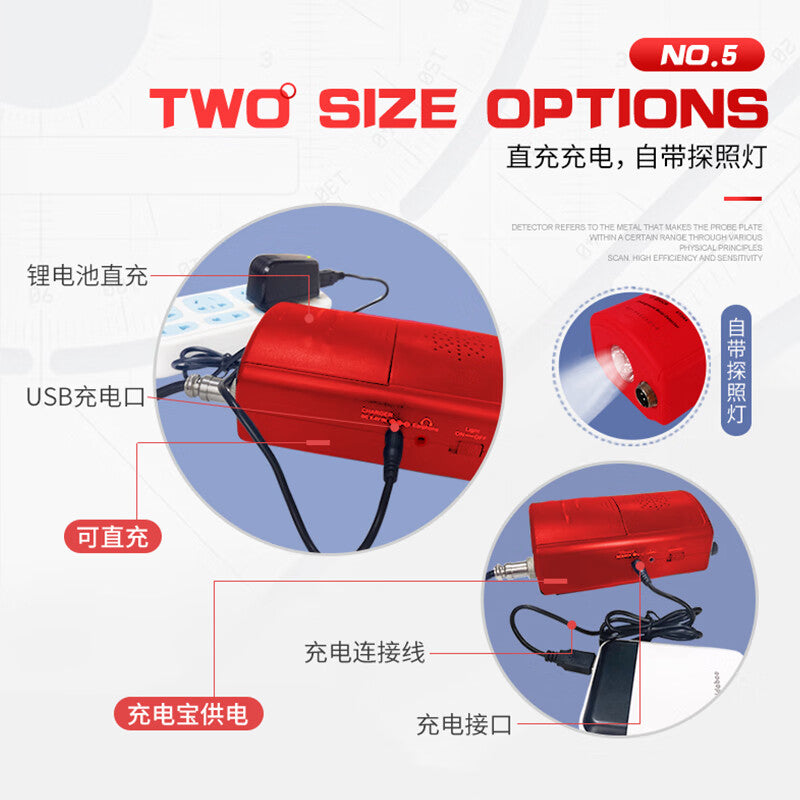 Xima AS964A Metal Detector for Treasure Hunting - Up to 3 M Depth