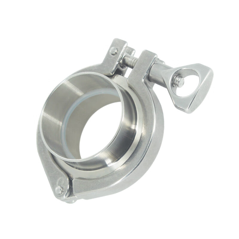 Pulinle 304 Stainless Steel Quick-Connect Coupling Silicone Gasket Set, Sanitary Quick-Connect Clamp Flange Chuck Welding Pipe Fittings, Φ63/77.5 Chuck Silicone Set