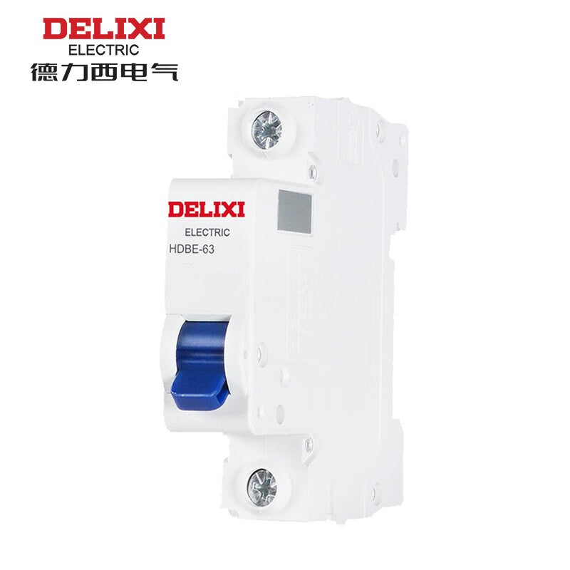 Delixi HDBE-63 1P B 8A 6KA 230/400VAC HDBE631B8 miniature circuit breaker (C)