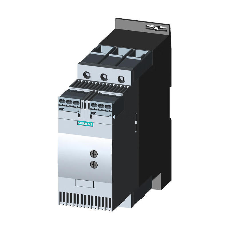 Siemens soft starter S2 63A, 30kW/400V, 200-480VAC, 110-230VAC/DC cage type terminal; 3RW30372BB14