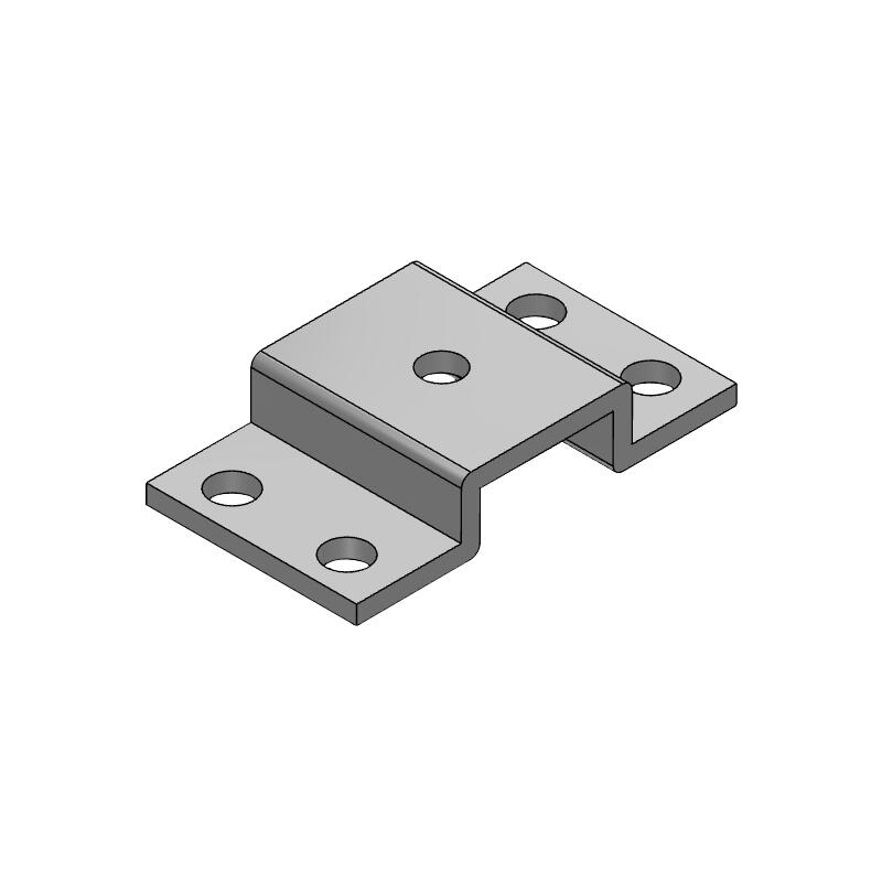 AirTAC cylinder mounting accessories, rear foot bracket; F-PB16CJ
