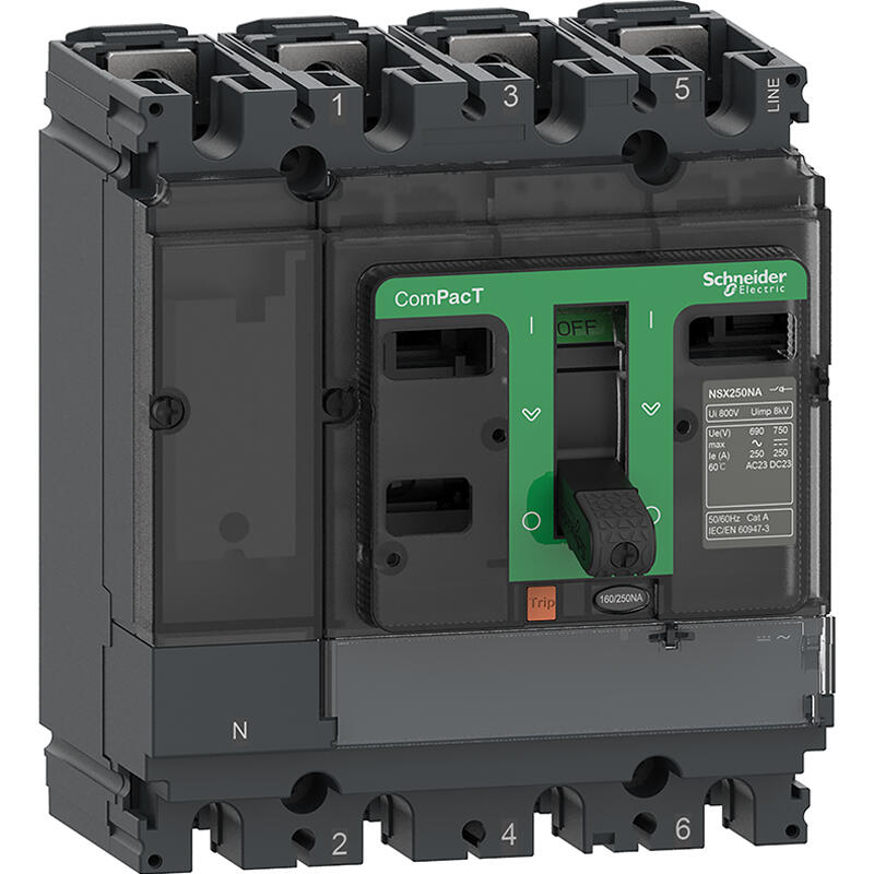 Автоматический выключатель Schneider Electric в литом корпусе SWITCH NSX160NA AC 4P 160A; C164160S