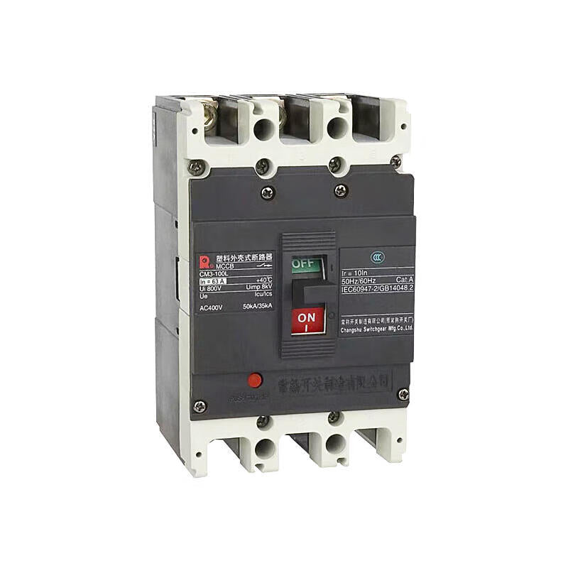 Changshu CM3-100L/3300 Molded Case Circuit Breaker 63A 50kA