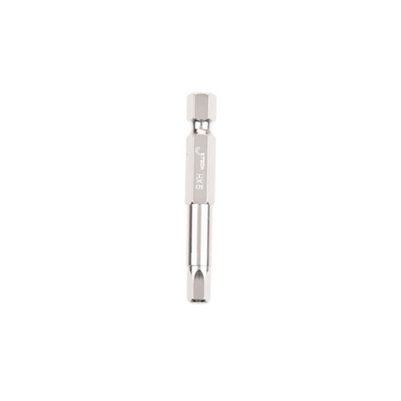 Jetech HX2.5-50 single-head hexagonal screwdriver head, 50mm long, 6.35mm diameter.