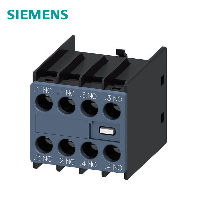 Siemens 3RH29111HA22 Auxiliary Switch, 2NO+2NC for 3RH2/3RT2
