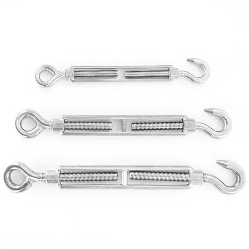 Bingyu BY-183 304 Stainless Steel Turnbuckle, Wire Rope Tensioner, Open Turnbuckle, OC Turnbuckle M5 (Minimum order 10 pieces)