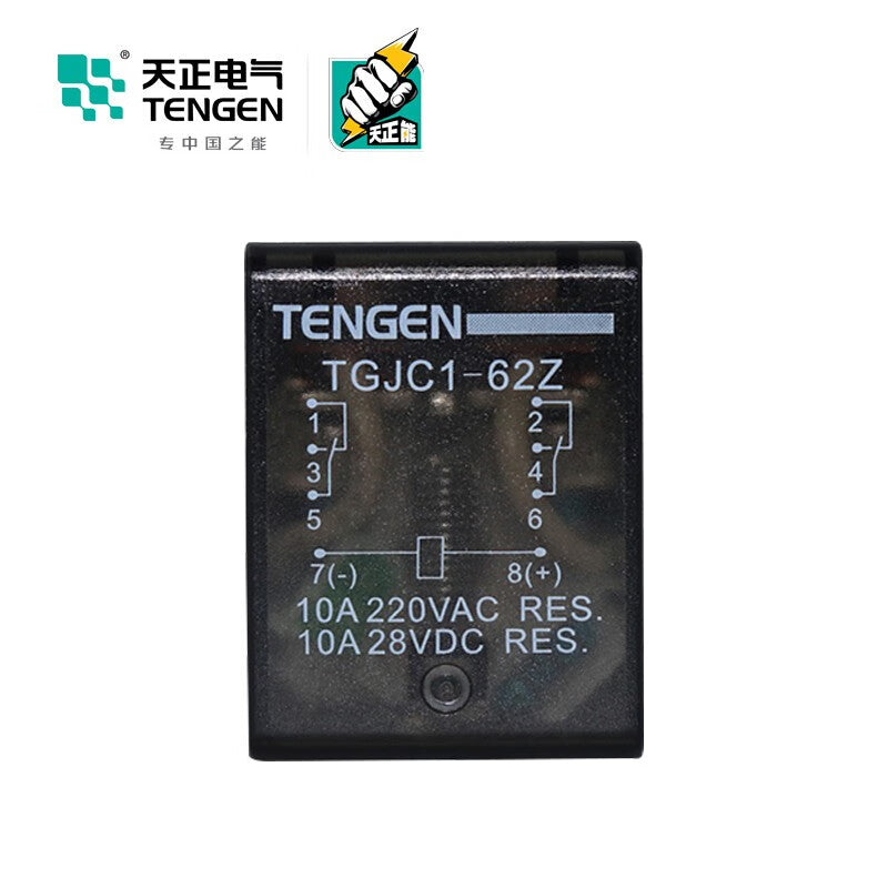 Tianzheng Electric TENGEN TGJC1-62Z AC36V AC small electromagnetic relay with light 340040400139