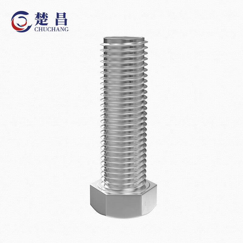 Chuchang 316 Stainless Steel Hex Head Screws, Bolts, Single-Ended Screws, M12*60 (30 pieces)