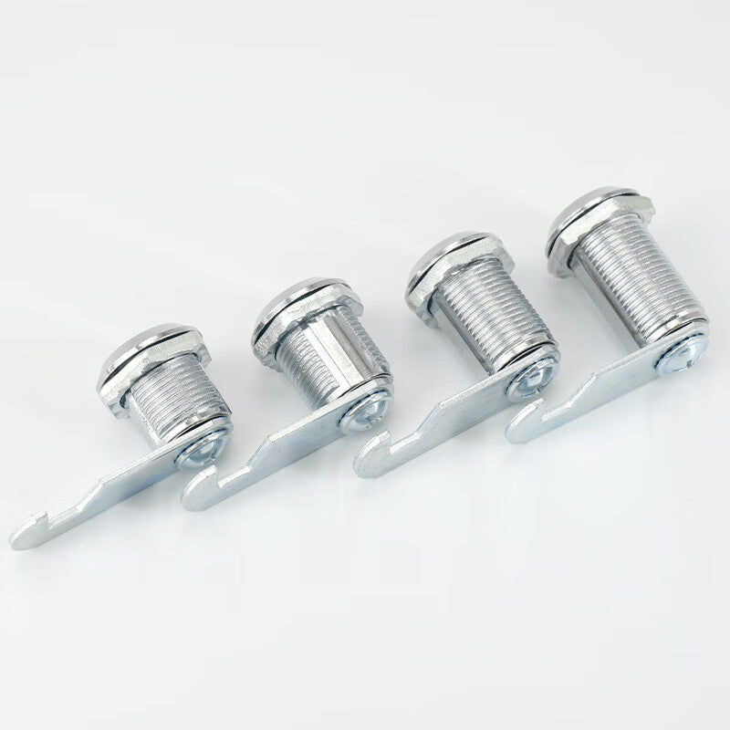 Bingyu Zinc Alloy Rotary Latch Lock, Mailbox Cabinet Lock, Office Document Drawer Lock, Round Electrical Box Lock, 20mm Through Opening/10 Pieces BH-687
