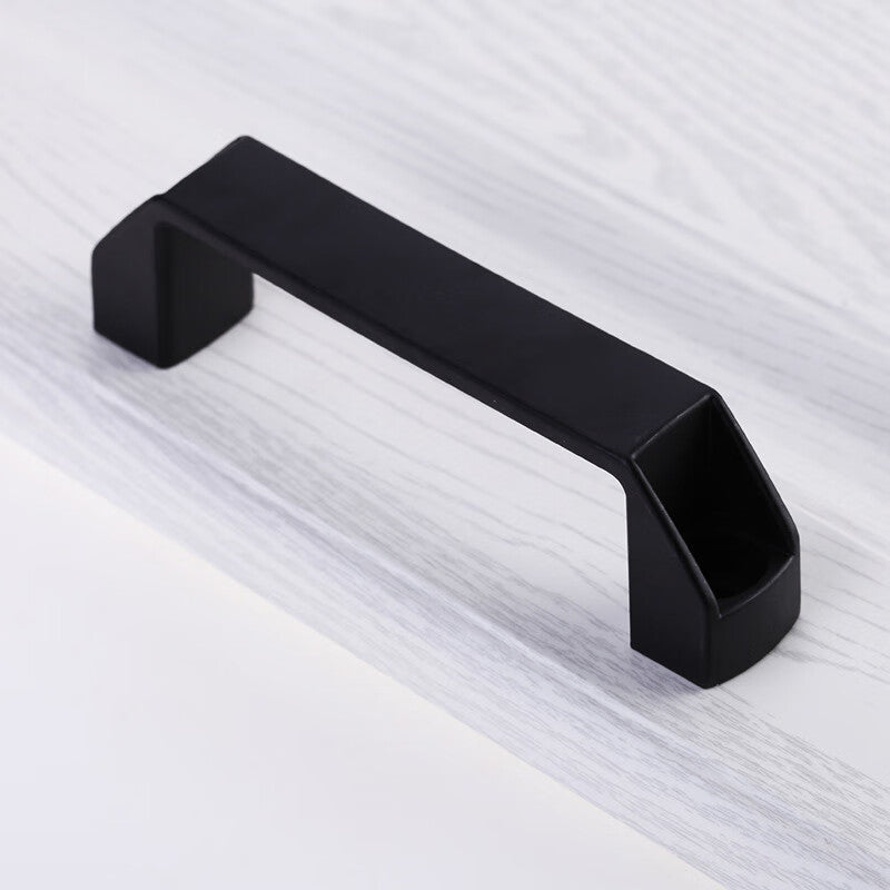 Deqi square door handles, nylon plastic industrial machinery handles, cabinet and toolbox handles, plastic hole spacing 180mm