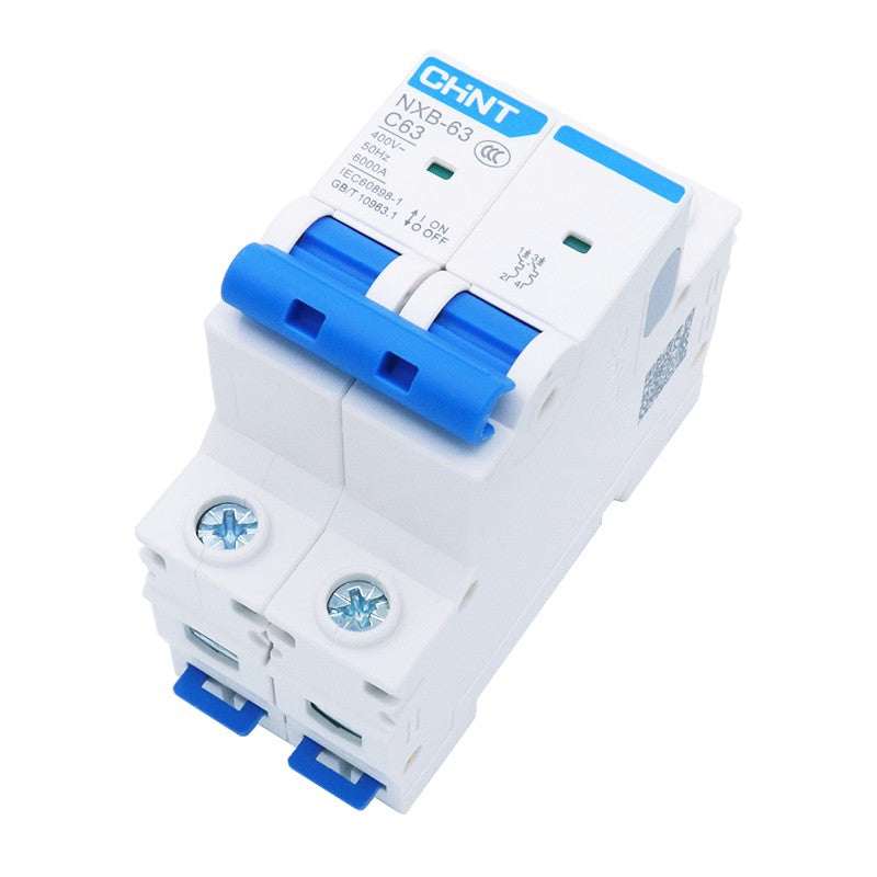 Chint rated current 6A pole number 2P NXB series air switch small circuit breaker leakage protector switch switch customization