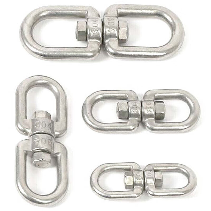 Jingu Lao 304 Stainless Steel Quick Connector Ring, Connector Ring, Track Buckle, Safety Buckle, Chain Buckle, Meilong Lock Connector M12 (Load Capacity 1133kg)