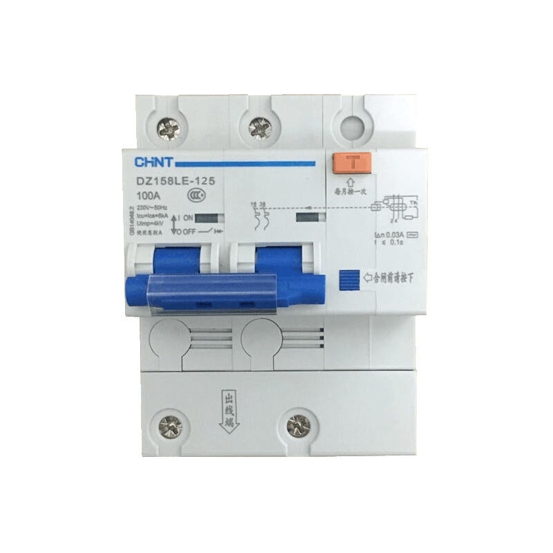 Chint DZ158LE-125 2P 100A 100mA Miniature Circuit Breaker
