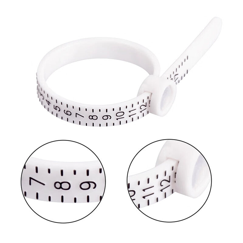 Junwen ring measuring ring, finger circumference measuring tool, magnifying glass type.