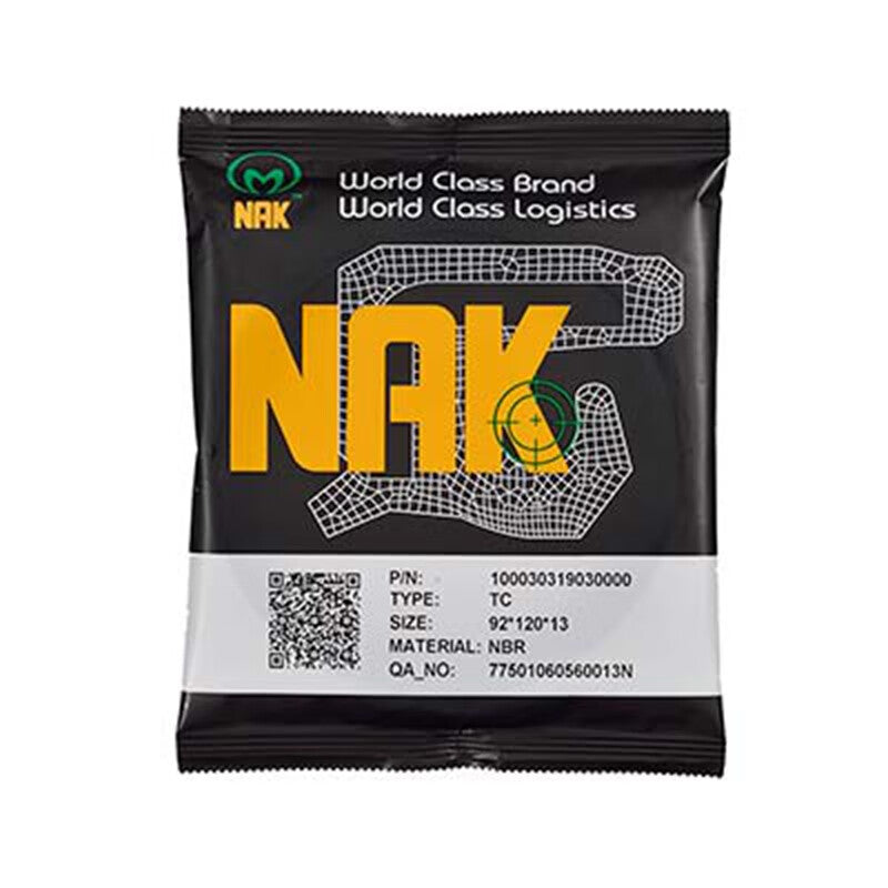 NAK (Maoshun) TC 15*30*7 FKM Fluororubber Skeleton Oil Seal, 1 piece/pack