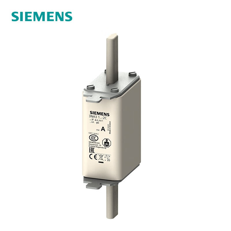 Siemens 3NA Blade 1 20A AC120KA/DC25KA gL/gG 500VAC/440VDC 3NA31072C fuse body