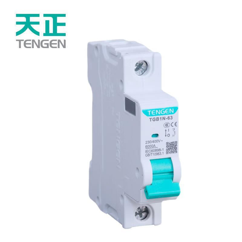 Tianzheng Electric TGB1N series 63 frame air switch small circuit breaker short circuit overload protection type C 1P 32A (Xiangyun 3.0) 335012800585