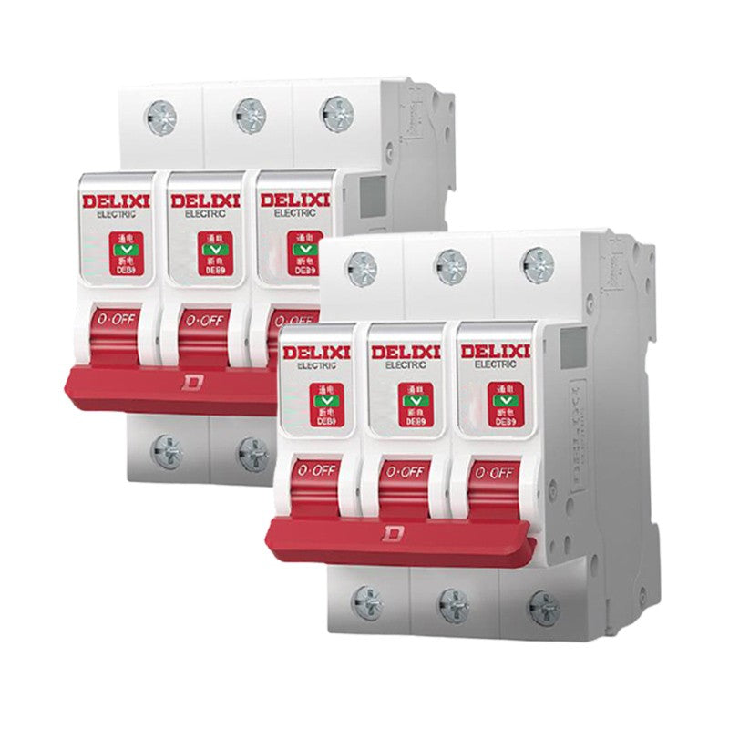 DELIXI ELECTRIC DEB9 C Type 3P 20A Small Circuit Breaker Switch