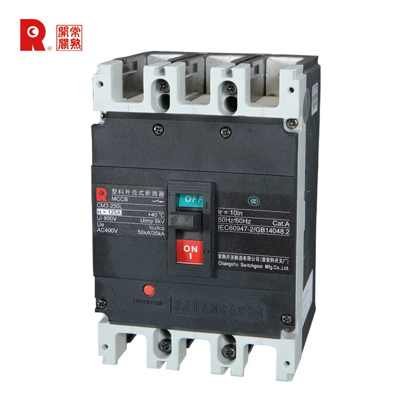 قاطع الدائرة المصبوب من سلسلة CM3 من Changshu، CM3-250L/3300، 160A