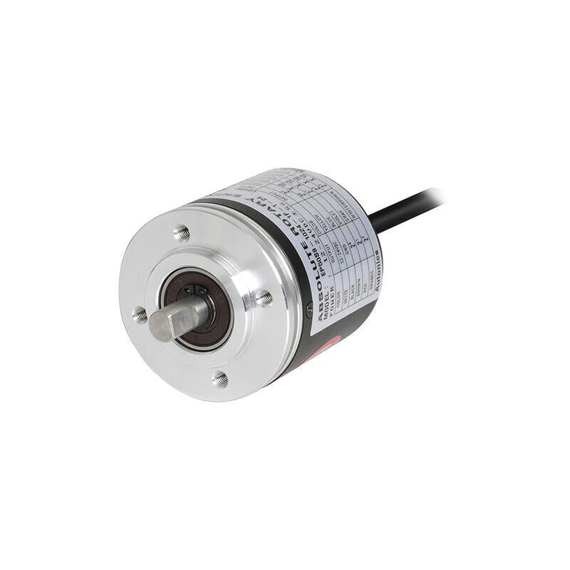 Autonics shaft type absolute rotary encoder 1024P/R PNP DC5V cable 2m outer diameter φ50mm shaft diameter φ8mm; EP50S8-1024-1R-P-5