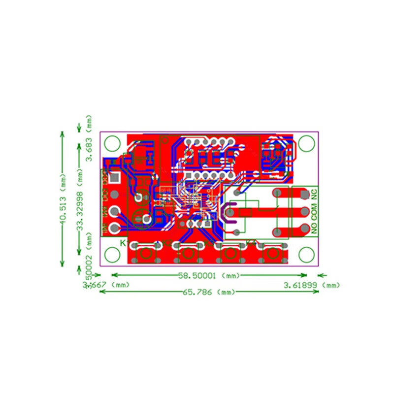 Guanzhao (YF-11 DC7-27V) Timer Delay Relay Trigger Cyclic Circuit Switch MOSFET 0.01-second Controller Power-on Module Unit: Piece