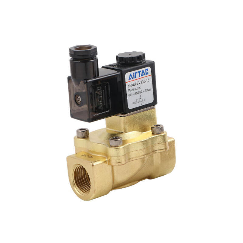 AirTAC Internal Pilot Fluid Control Valve, Normally Closed, DIN Socket Type; 2V25020B