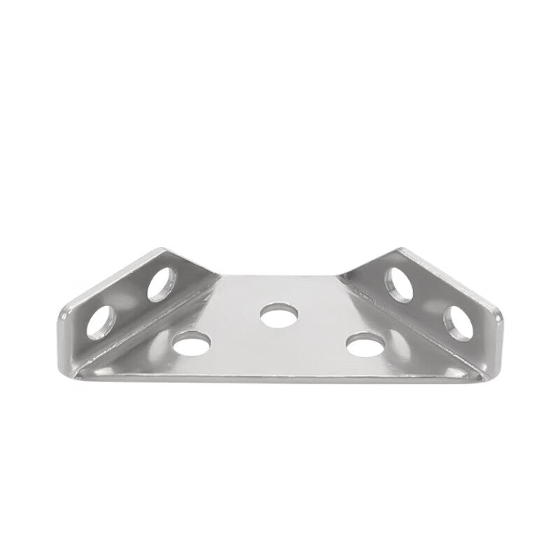 KCAA-329 Angle Bracket, Thickened Stainless Steel Triangular Bracket, Right Angle Support Connector, Elegant Black