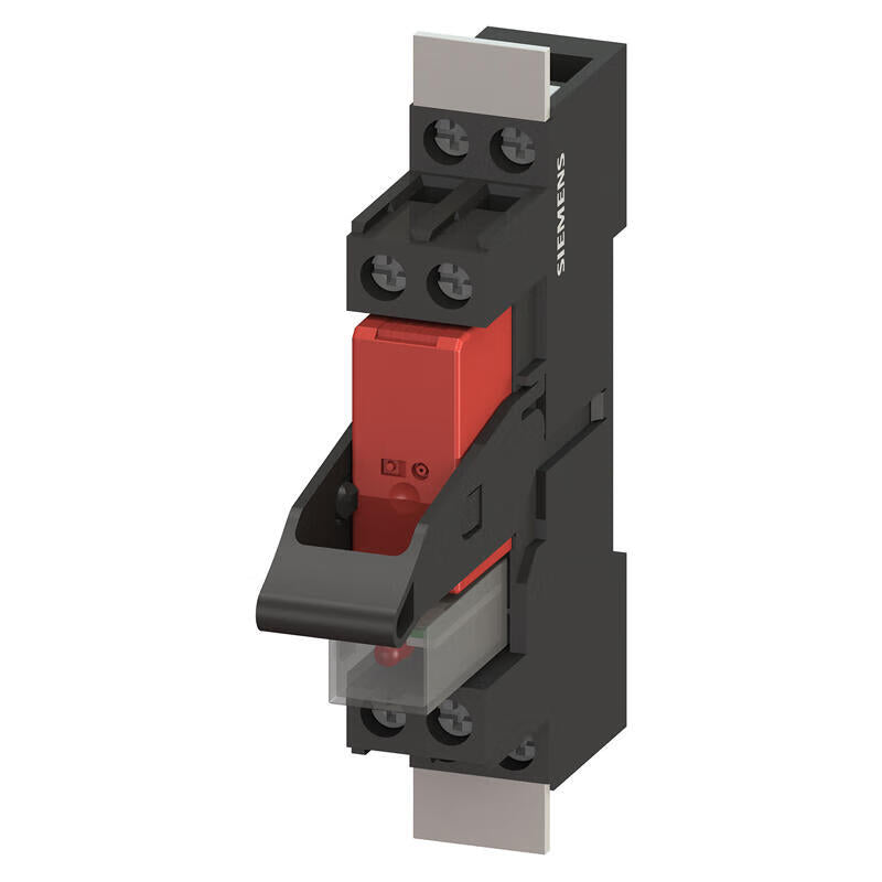 Siemens 2W 24VDC Plug-in Relay with Red LED & Screw Terminal