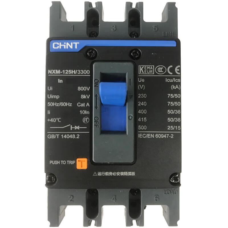 Автоматический выключатель в литом корпусе Chint; NXM-125H/3300 100A