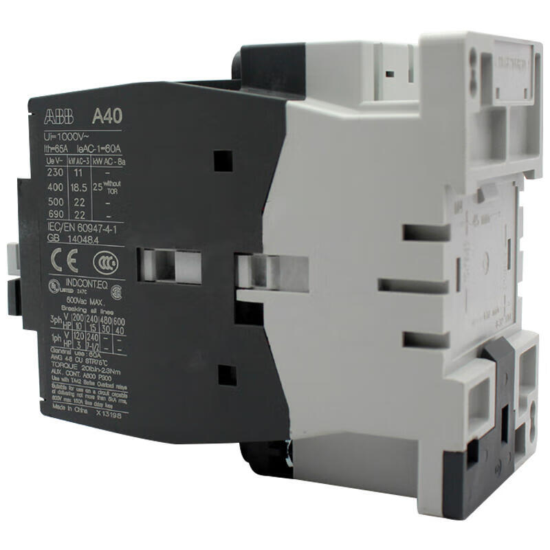 ABB A40-30-01 AC Coil Contactor - 220-230V 50Hz / 230-240V 60Hz