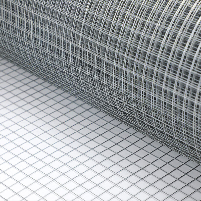 Deqi Wire Mesh, Industrial Hot-Dip Galvanized Welded Wire Mesh, Mesh, Protective Fence, Wire Mesh Fence, Customizable, 0.6mm Diameter * 0.6cm Mesh * 1.0m Width * 15m Length