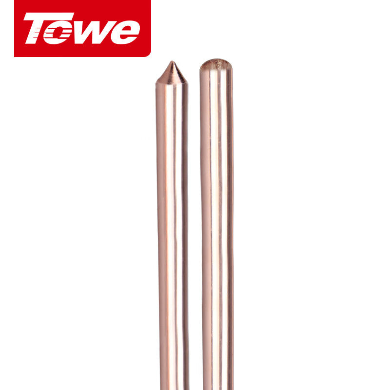 Tongwei (TOWE) copper-clad steel grounding rod grounding wire grounding needle engineering lightning protection power galvanized grounding pole diameter 20mm AP-GC20/15