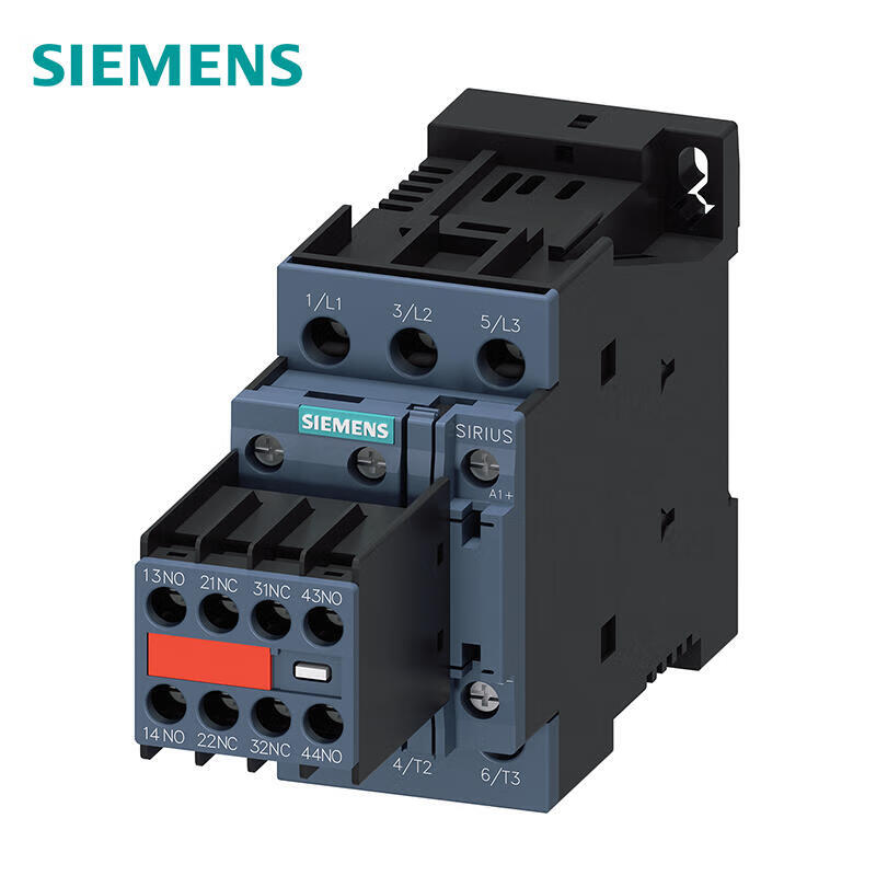 Siemens Power Contactor 12A 5.5kW 24VDC with Auxiliary Switch