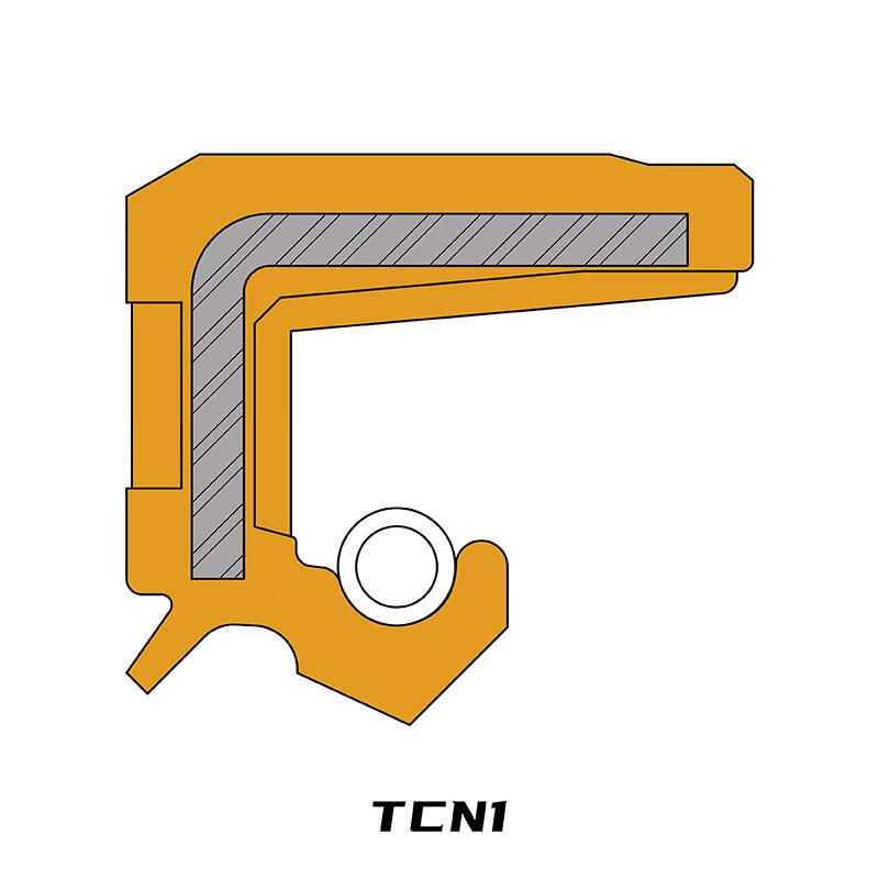 NAK (Maoshun) TCN1 40*60*12 NBR Nitrile Rubber Pressure-Resistant Skeleton Oil Seal, 10 pieces/pack