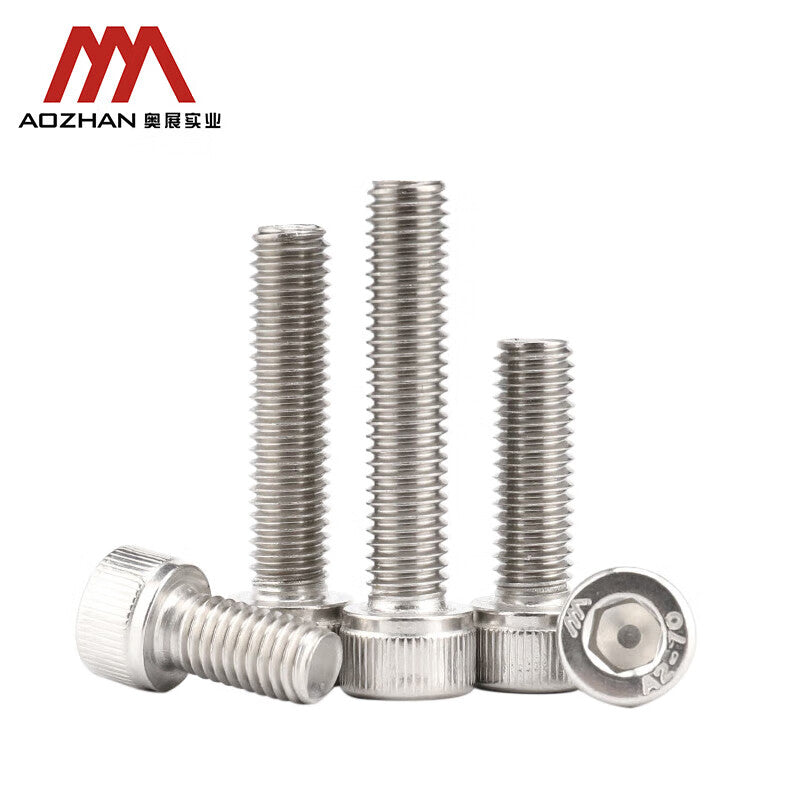 AOZHAN Fasteners DIN912 German Standard 304 Stainless Steel Socket Head Screws M8*45 (20 pieces/bag)