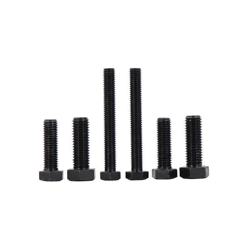 Bingyu BY-505 Grade 8.8 High Strength Hex Bolts, Black High Strength Hex Bolts M12*35 (50 pieces/pack)