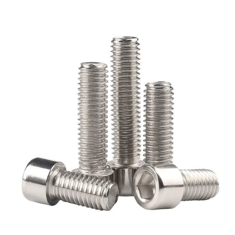 Bocai 201 Stainless Steel Smooth Socket Head Screws, M16x120 Half-Thread (5 pieces/pack)