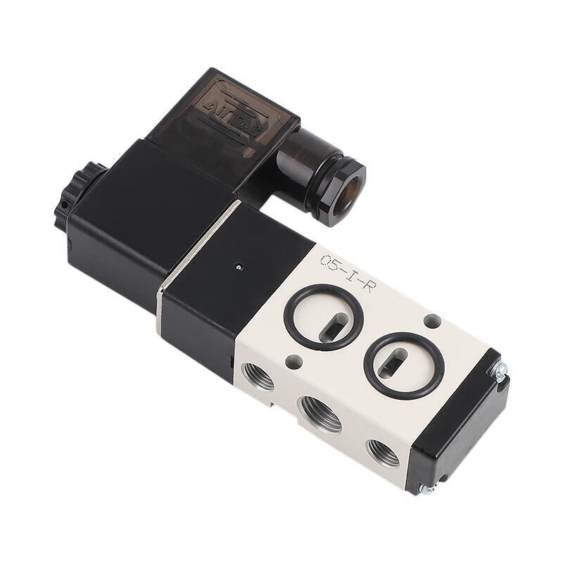 AirTAC NAMUR specification internal pilot solenoid valve, 2-position 5-way, single solenoid, DIN socket; 4M31008A